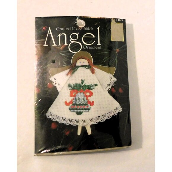 Design For The Needle Bell Angel Ornament Counted Cross Stitch Kit Sealed - Picture 1 of 3